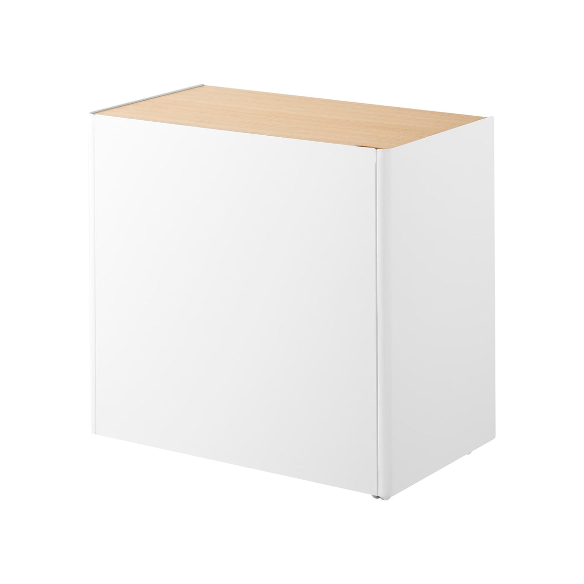 Yamazaki Home Mobile Hideaway Storage Cart (23" H) - Steel + Wood