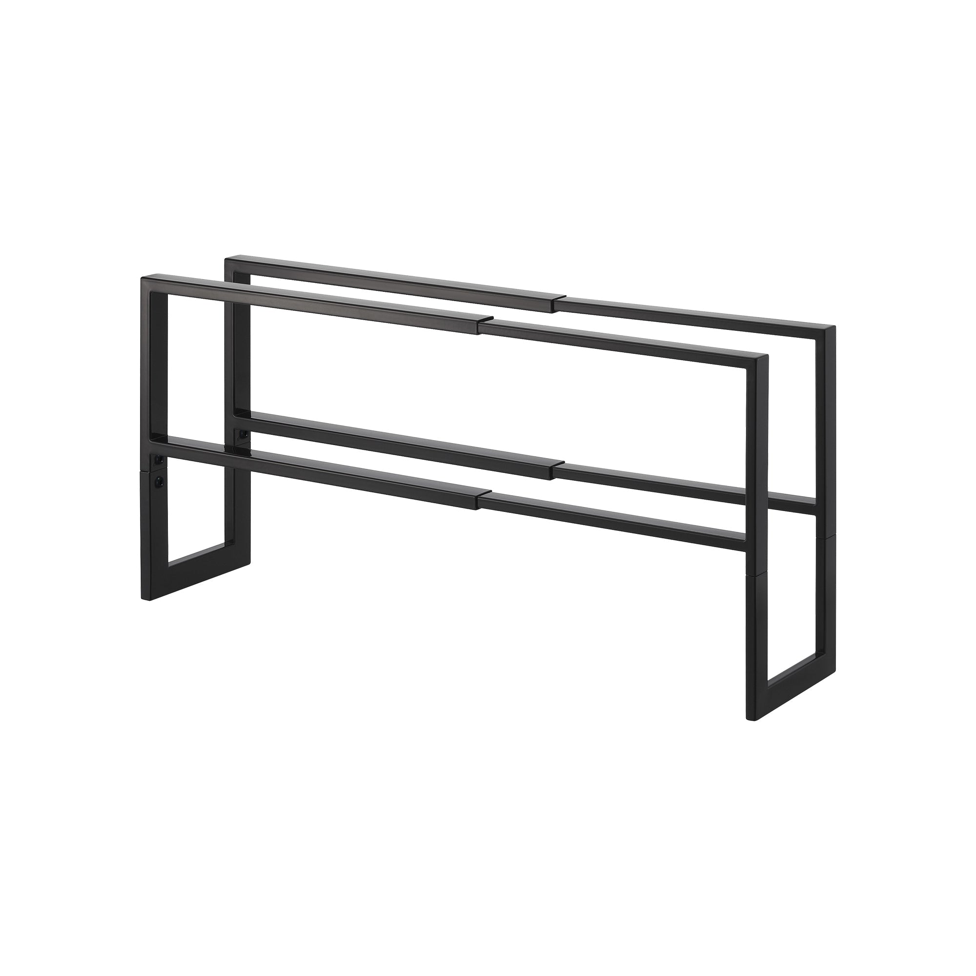 Yamazaki Home Two-Tier Expandable Shoe Rack (11.8" H)  - Steel