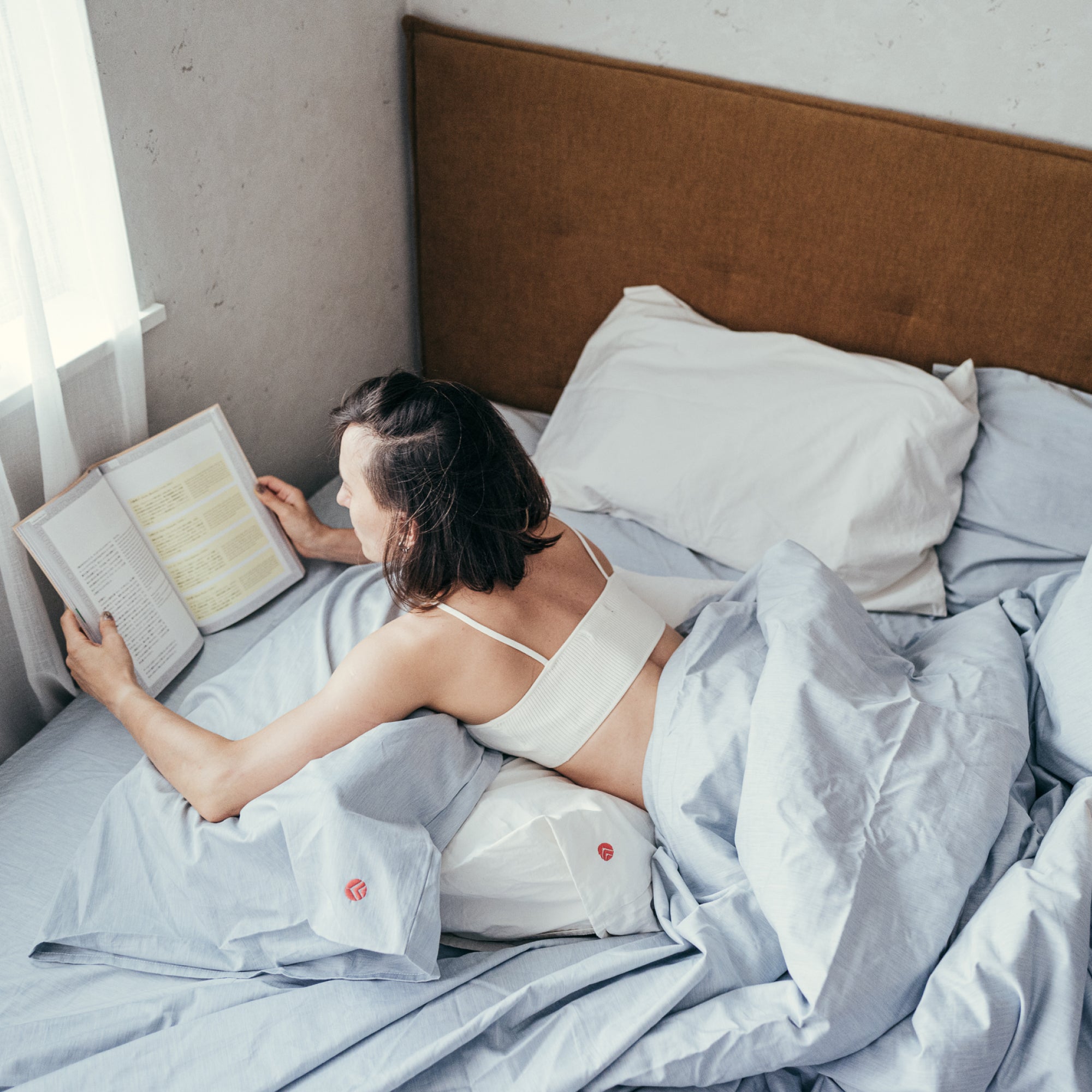 AIZOME Organic Duvet Cover Set