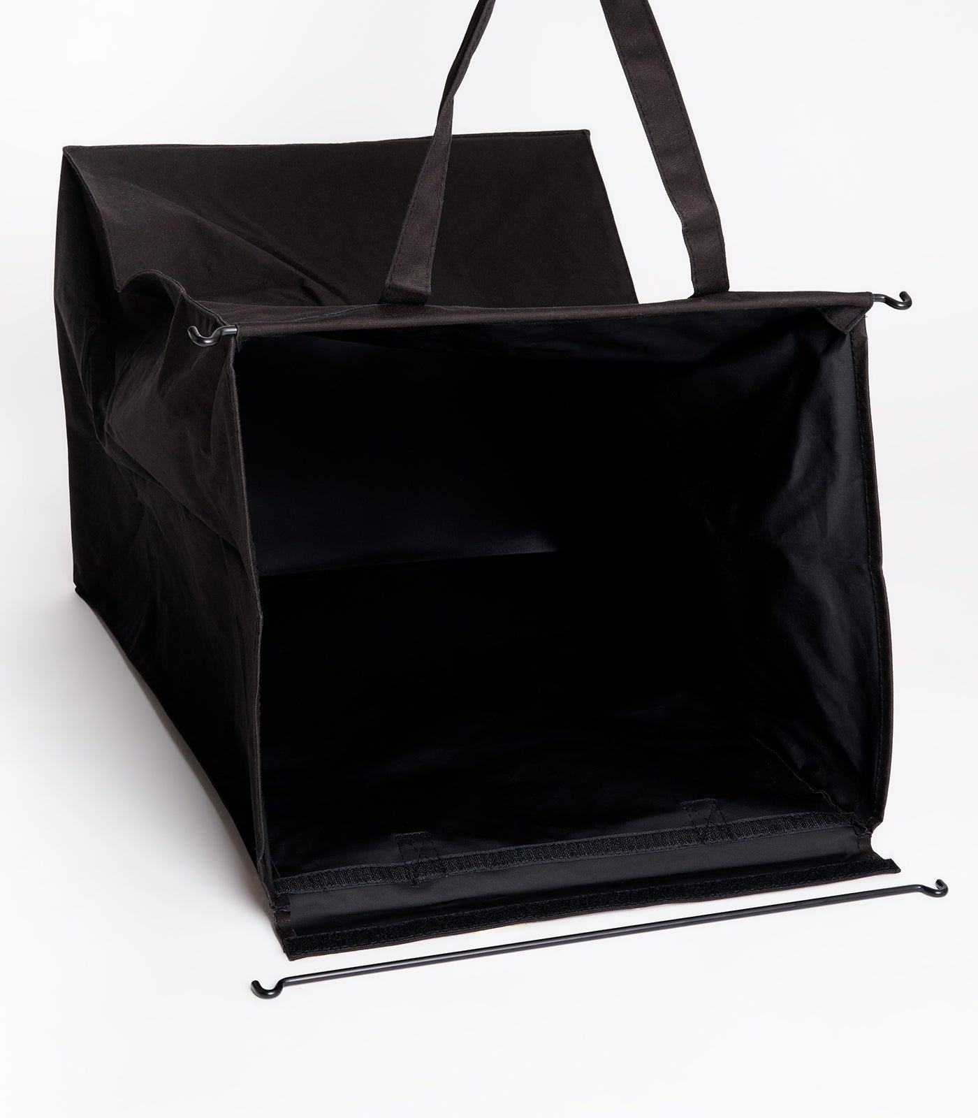 Yamazaki Home Laundry Hamper with Cotton Liner - Two Sizes - Steel + Cotton