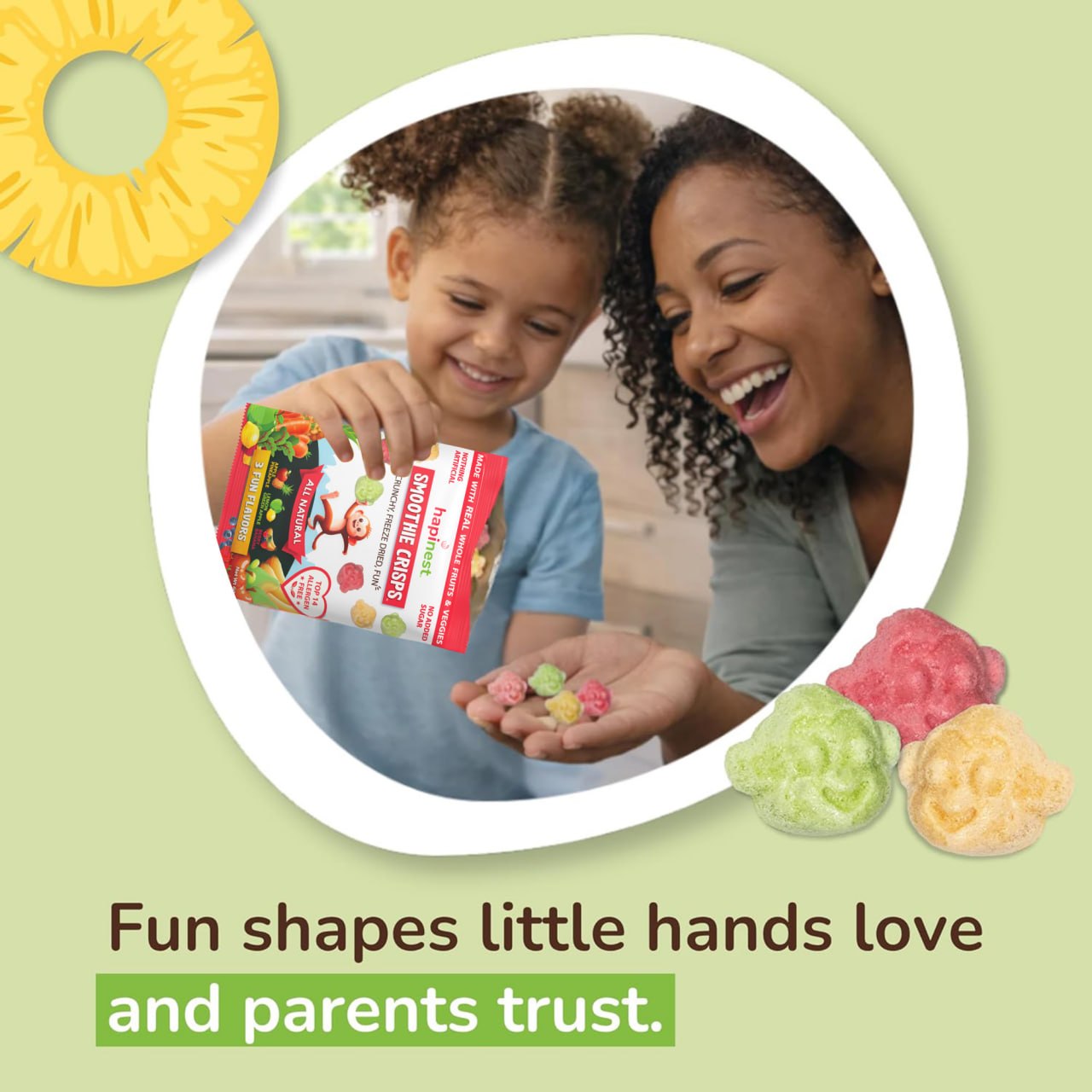 Hapinest Snacks 3 Fun Flavors