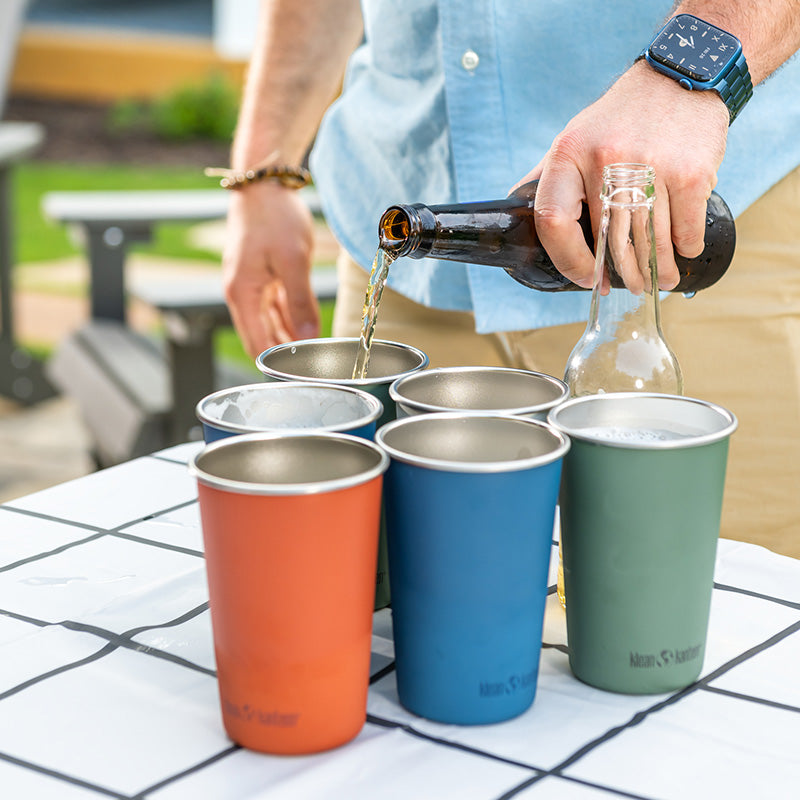 Klean Kanteen 16 oz Pint Cup - 4 Pack