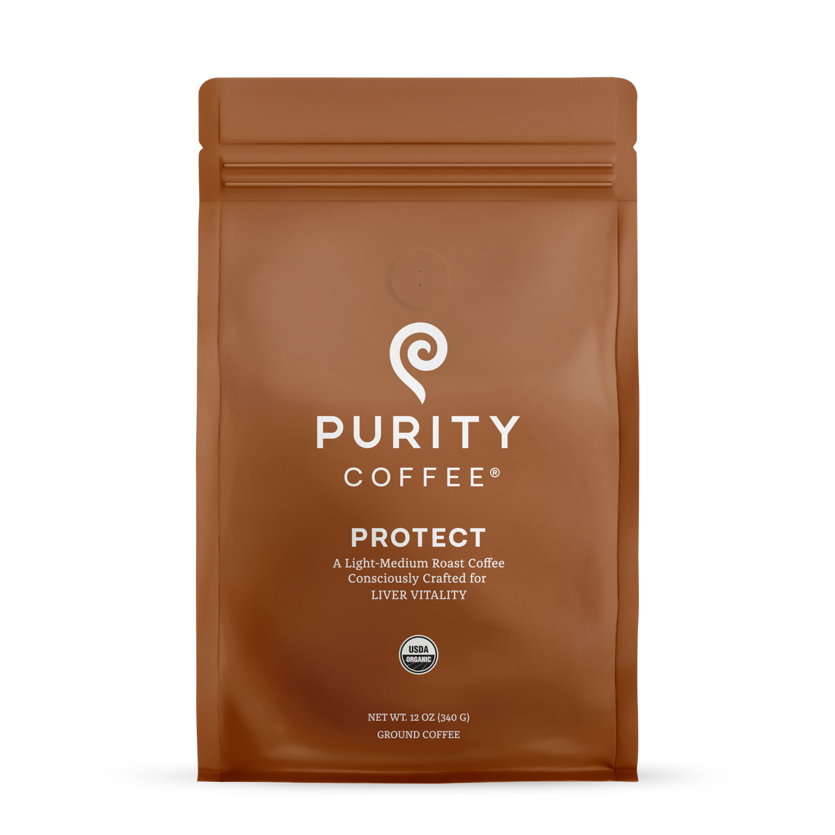 Purity Coffee PROTECT: Light-Medium Roast Whole Bean Coffee