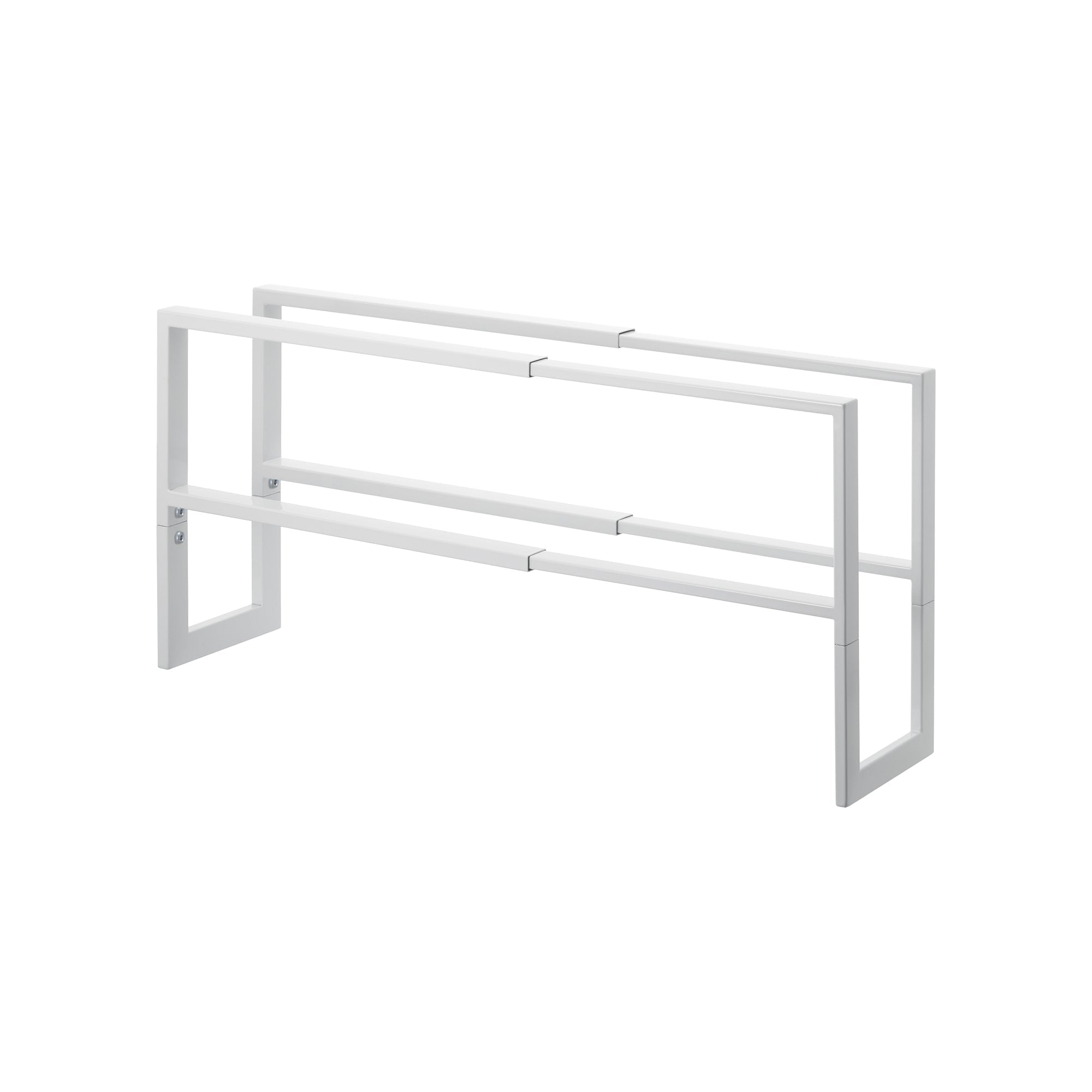 Yamazaki Home Two-Tier Expandable Shoe Rack (11.8" H)  - Steel