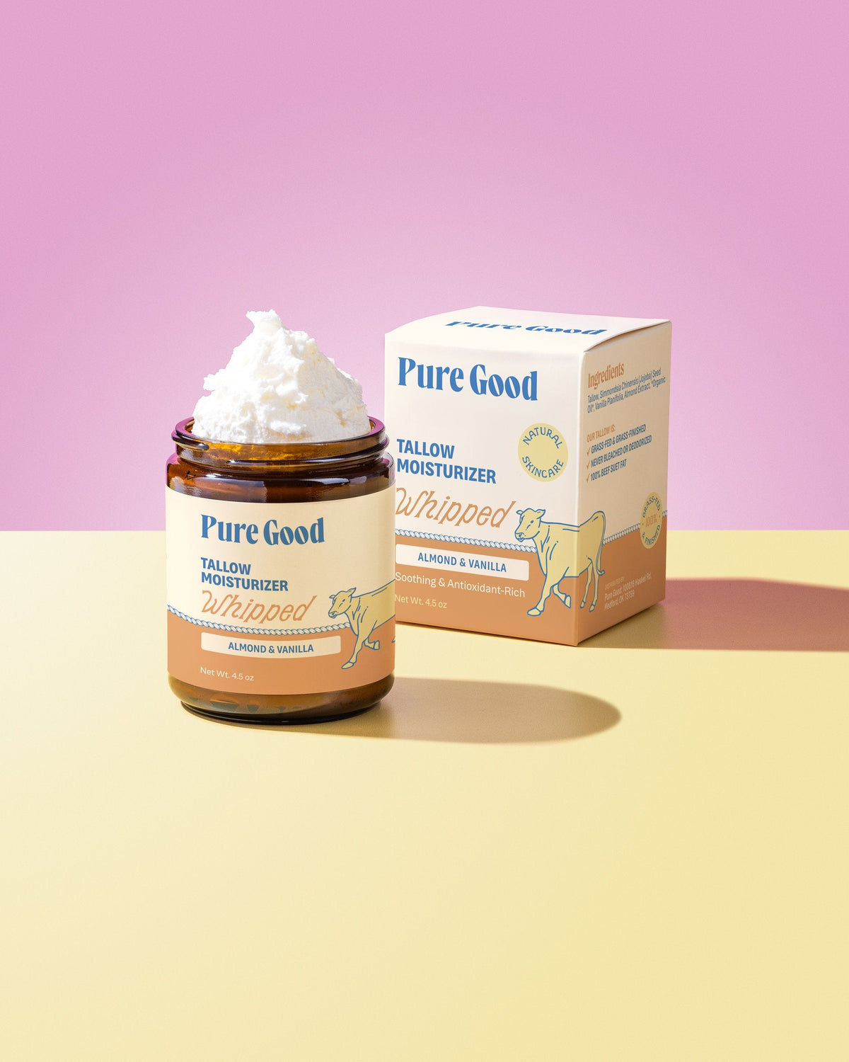Pure Good Almond + Vanilla Whipped Tallow