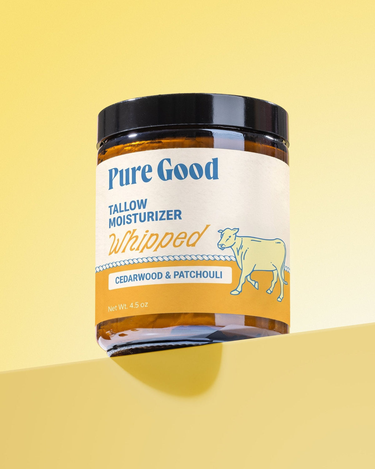 Pure Good Cedarwood + Patchouli Whipped Tallow - Firming & Balancing