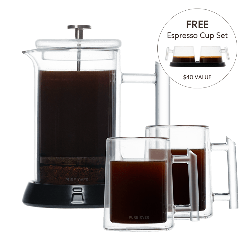 Pure Over French Press