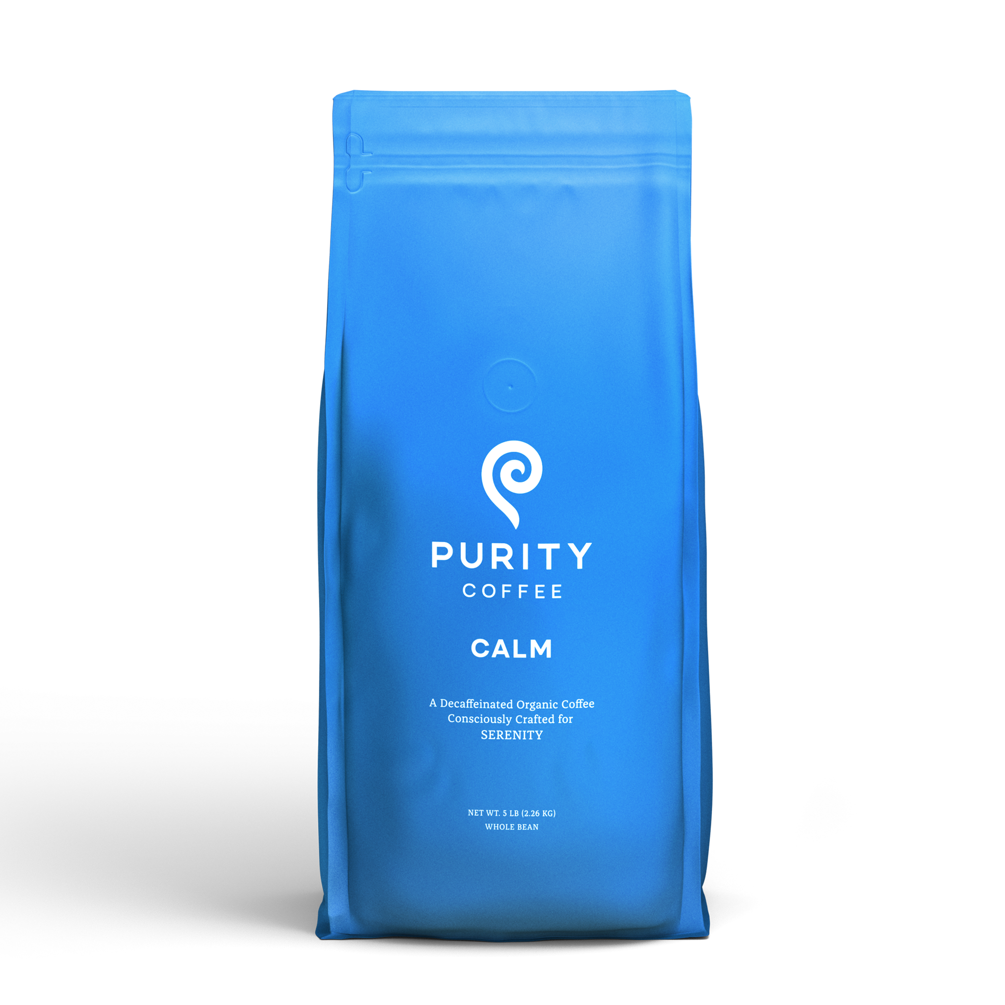 Purity Coffee CALM: Decaf Whole Bean Coffee