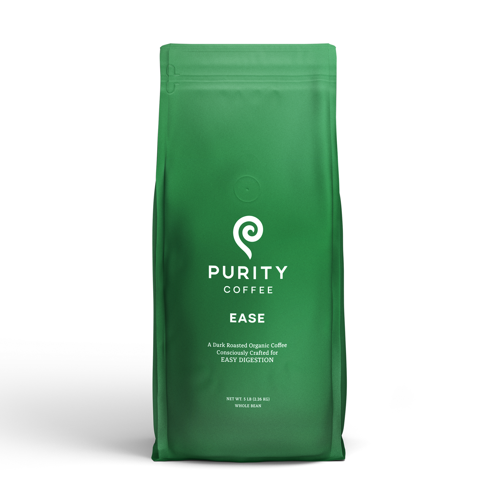 Purity Coffee EASE: Dark Roast Whole Bean Coffee
