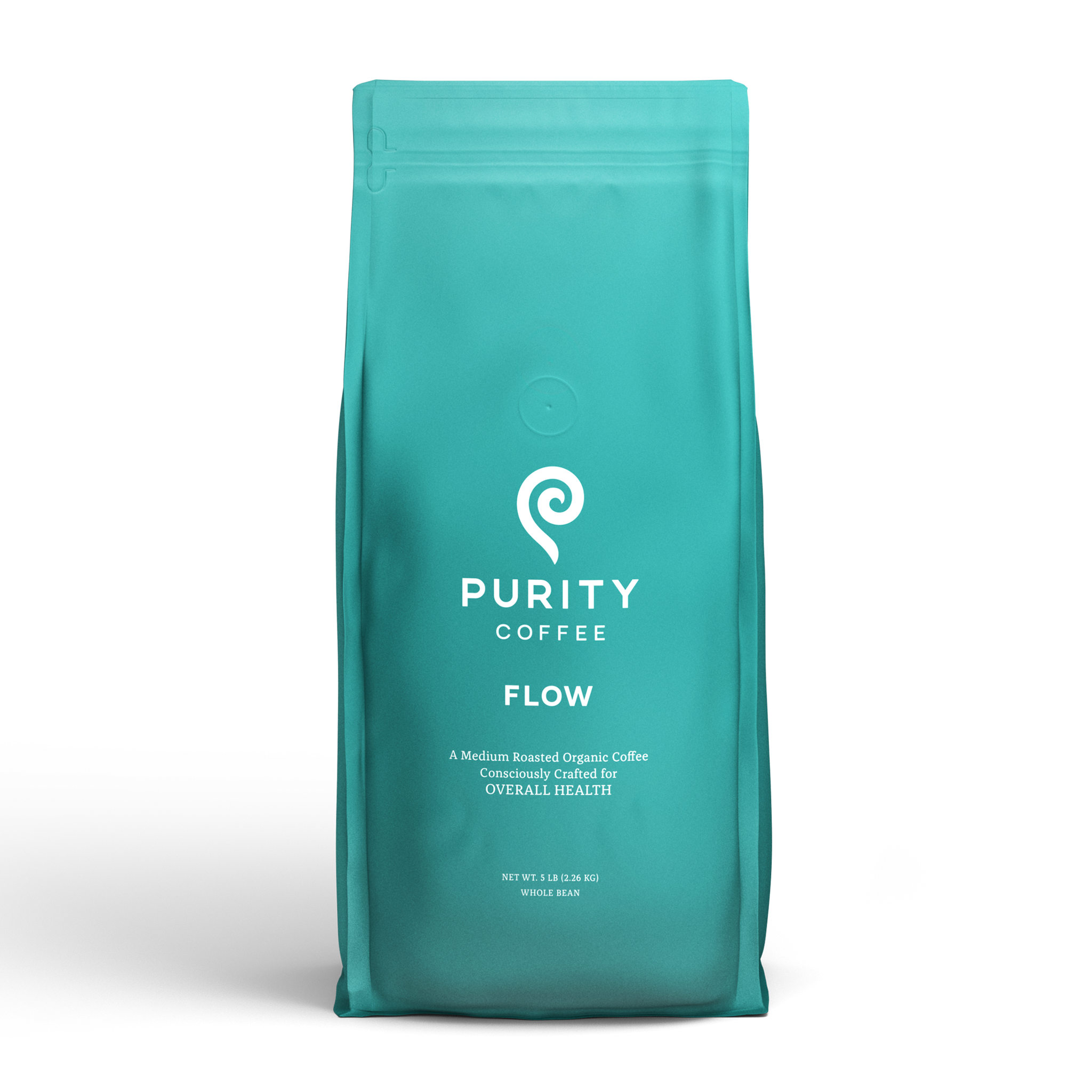 Purity Coffee FLOW: Original Medium Roast Whole Bean Organic Coffee