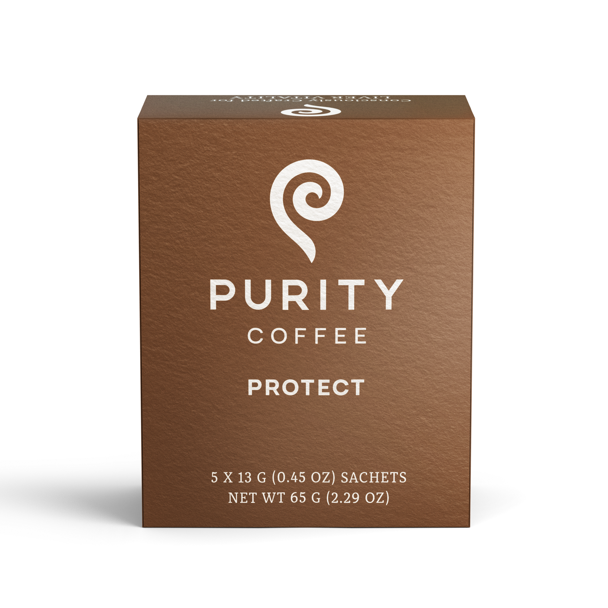 Purity Coffee PROTECT: Light-Medium Roast Single-Serve Pocket Purity™