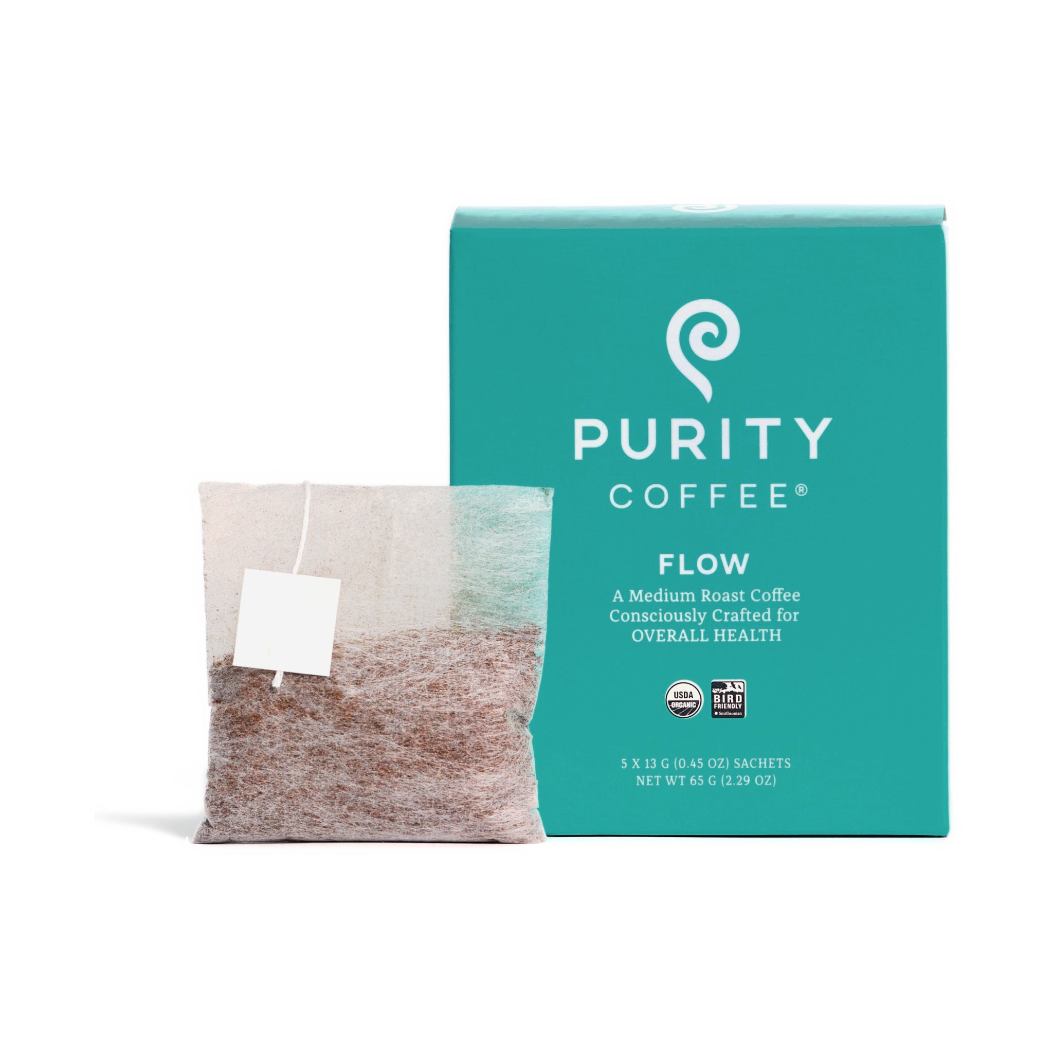 Purity Coffee FLOW: Original Medium Roast Single-Serve Pocket Purity™