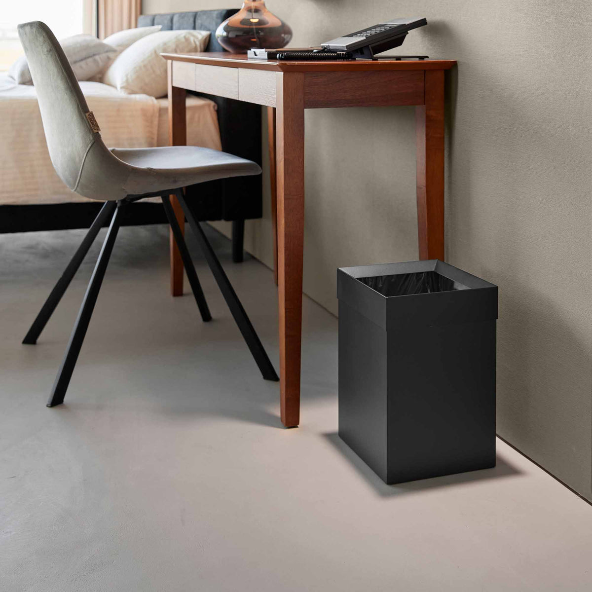 Yamazaki Home Short Trash Can - Steel