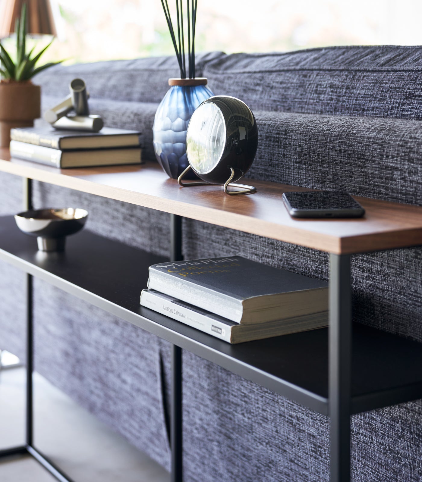 Yamazaki Home Long Console Table - Steel - Gimme the Good Stuff