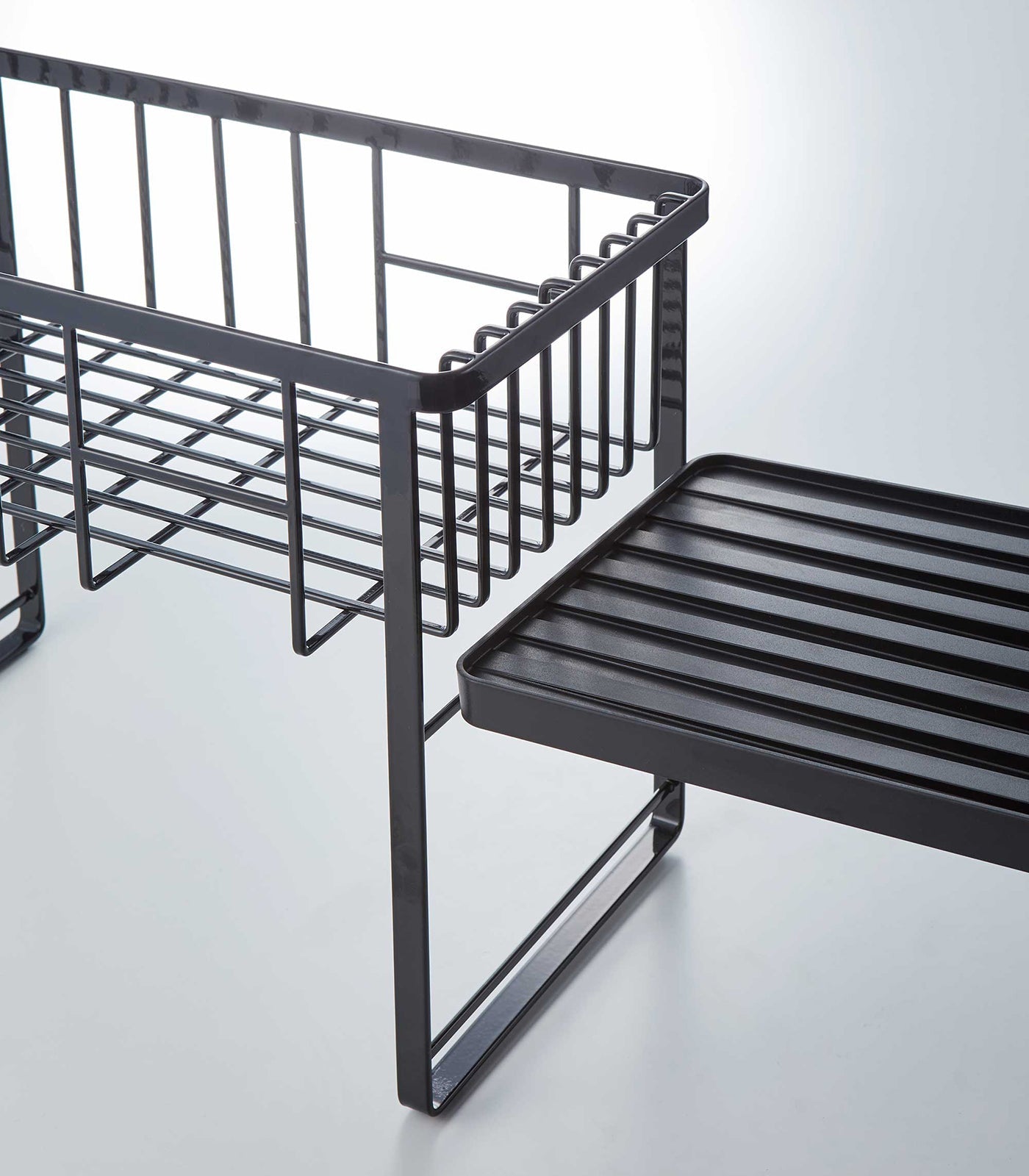 Yamazaki Home Two-Tier Wire Dish Rack - Steel