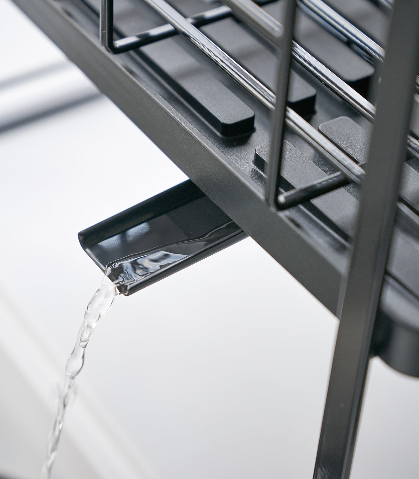 Yamazaki Home Two-Tier Wire Dish Rack - Steel