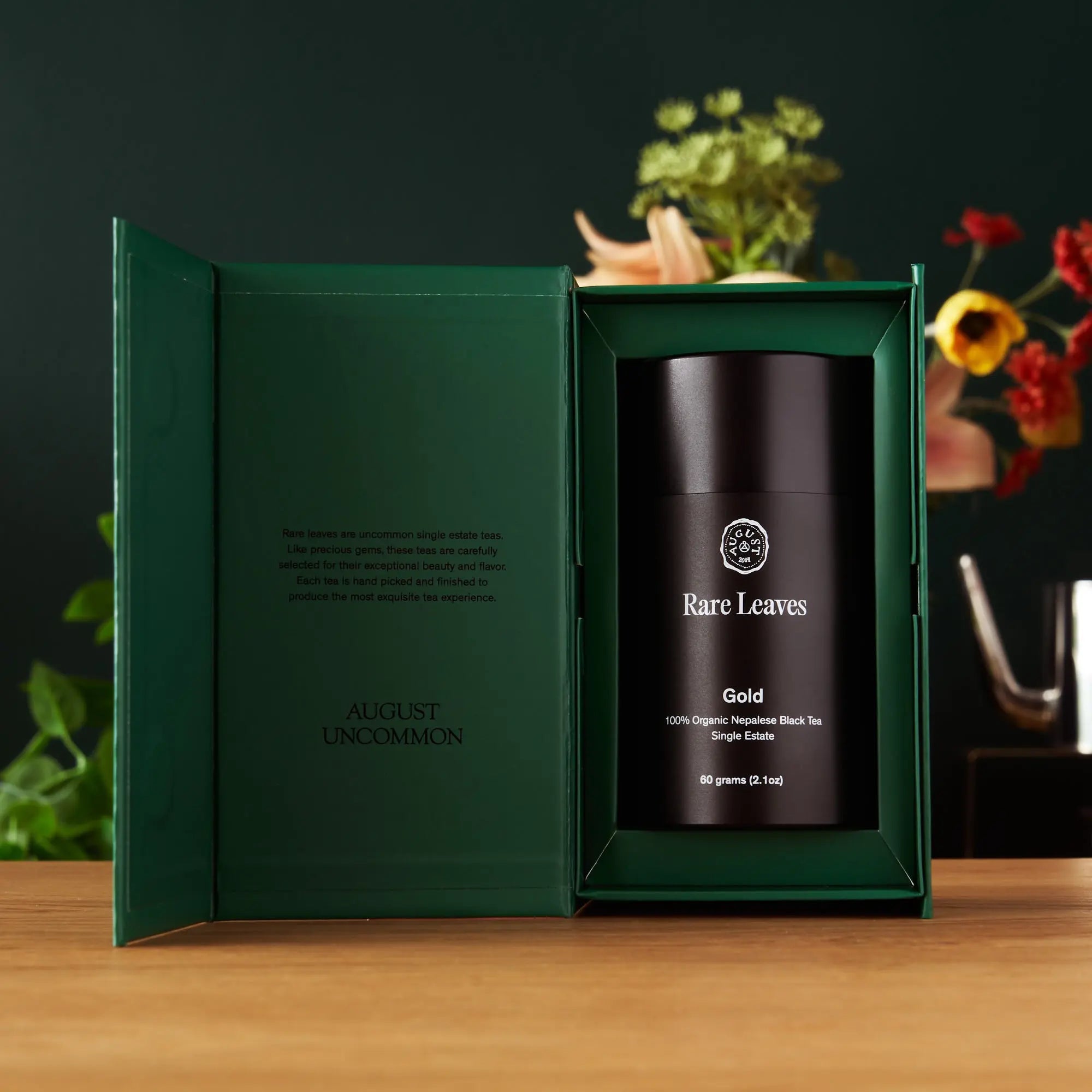 August Uncommon Tea All The Rare Leaves - Luxury Single Origin Tea Gift Set