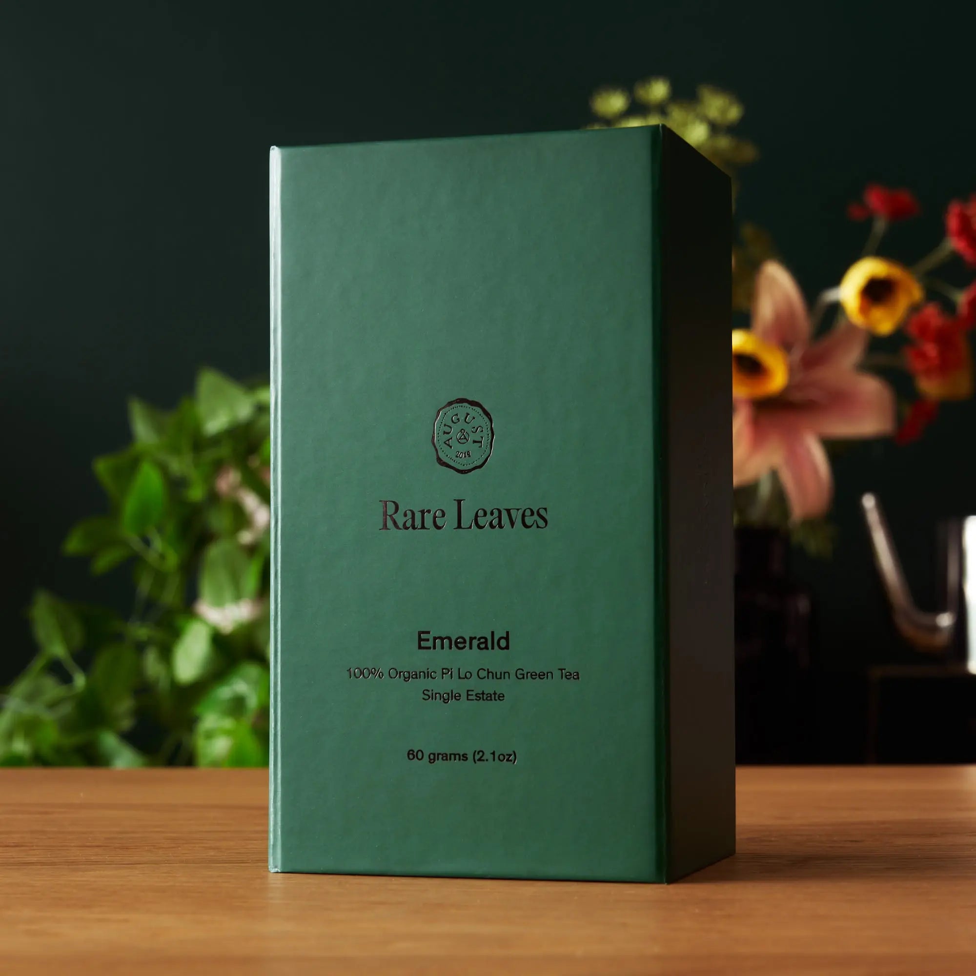 August Uncommon Tea Rare Leaves Emerald - Single Estate Pi Lo Chun Green Tea