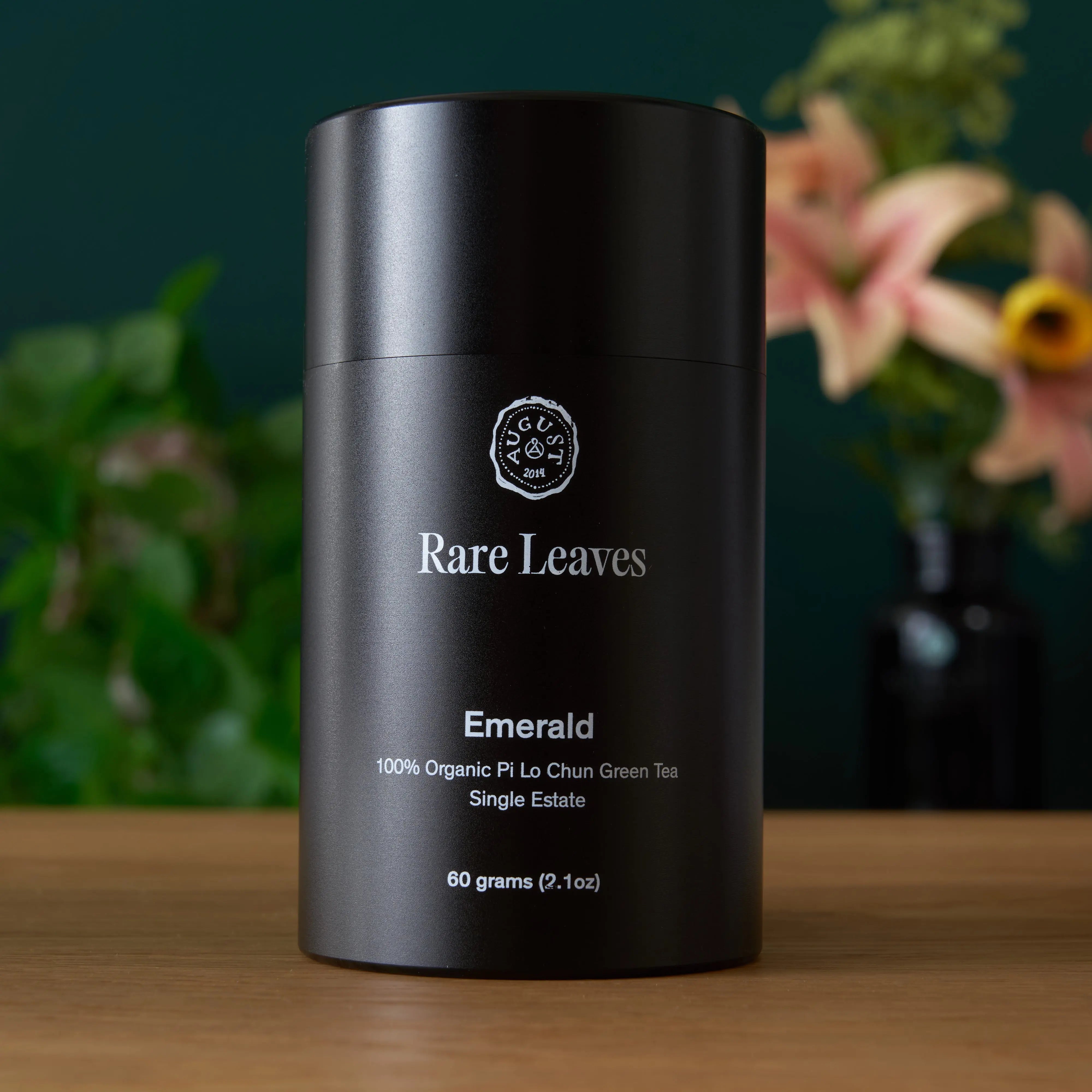 August Uncommon Tea Rare Leaves Emerald - Single Estate Pi Lo Chun Green Tea