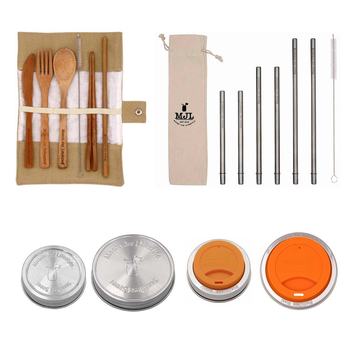 Zero Waste Starter Kit for Mason Jars