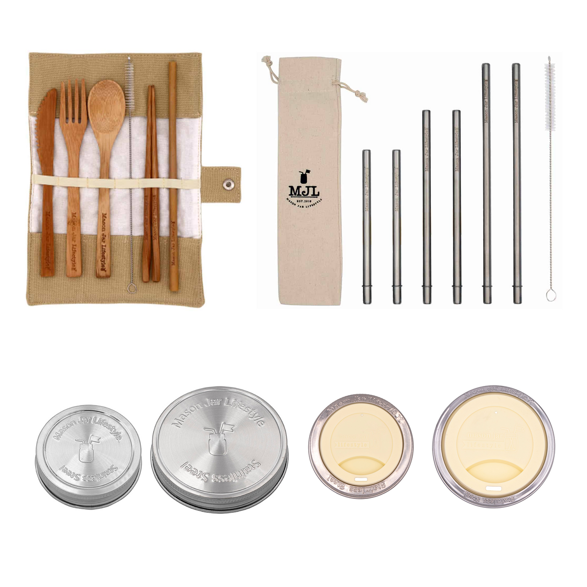 Zero Waste Starter Kit for Mason Jars