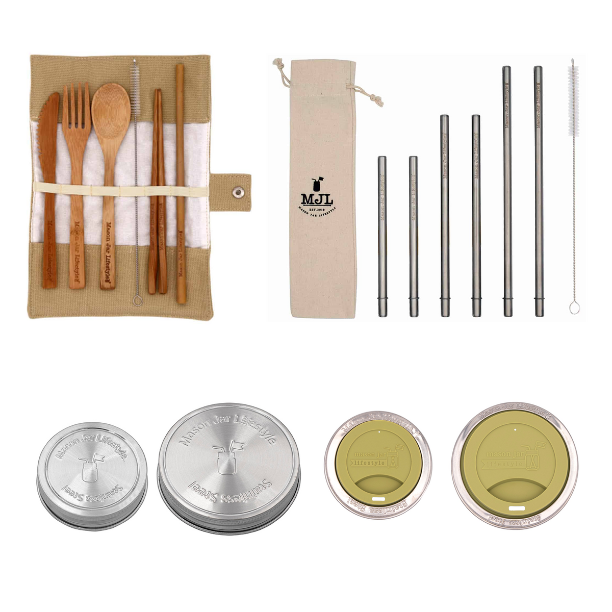 Zero Waste Starter Kit for Mason Jars