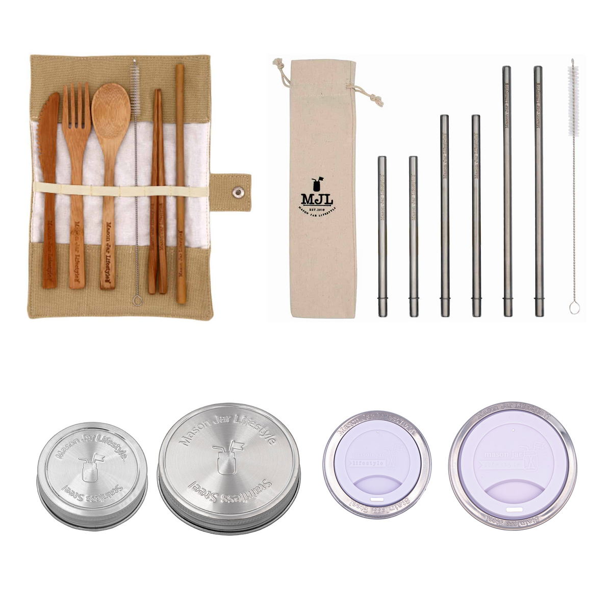 Zero Waste Starter Kit for Mason Jars