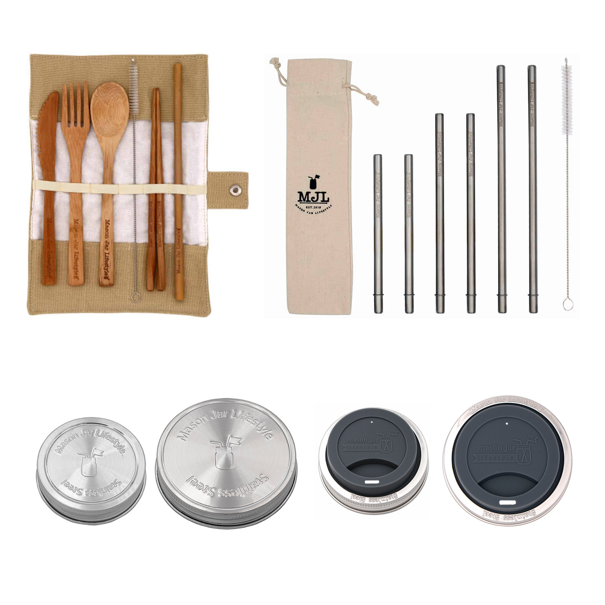 Zero Waste Starter Kit for Mason Jars