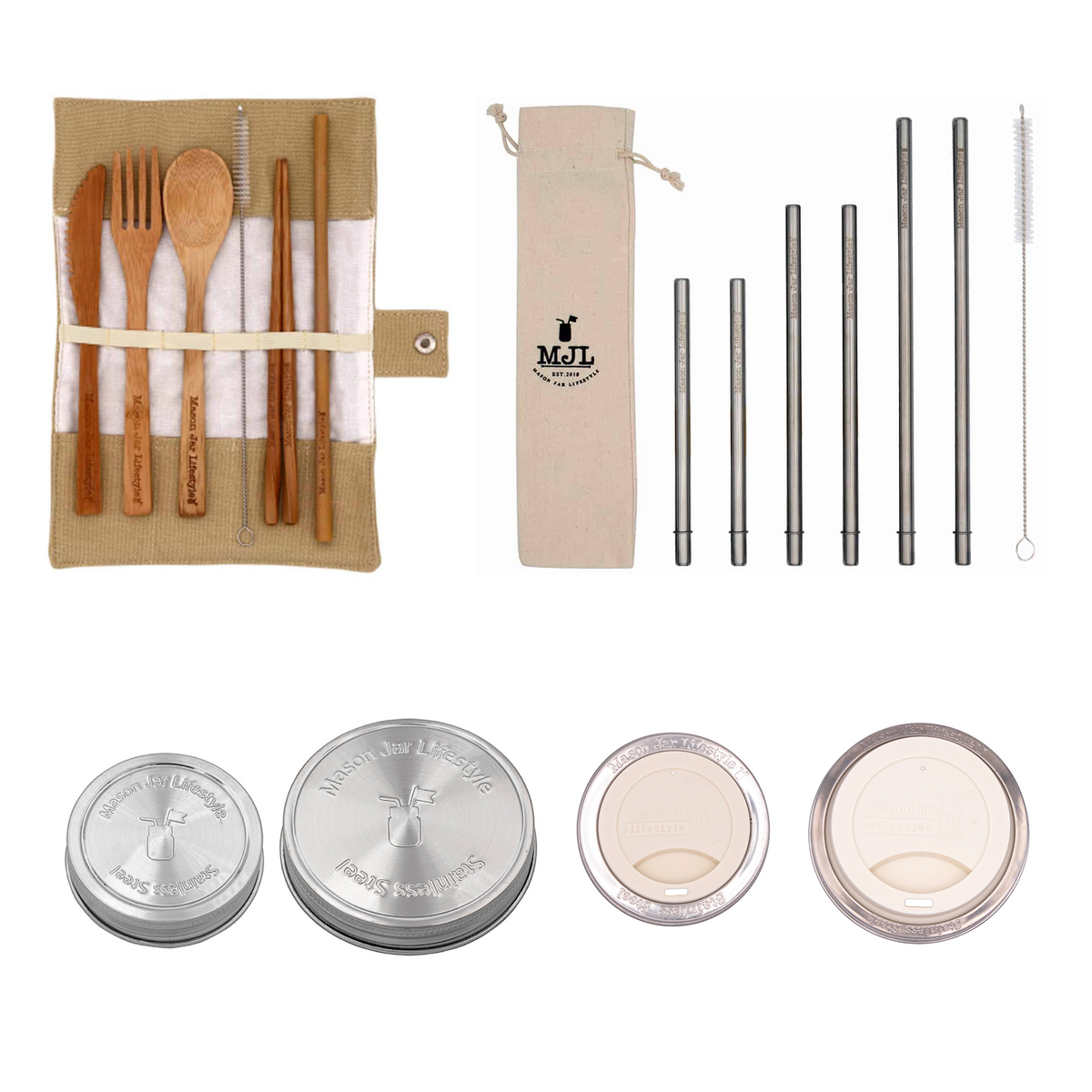 Zero Waste Starter Kit for Mason Jars
