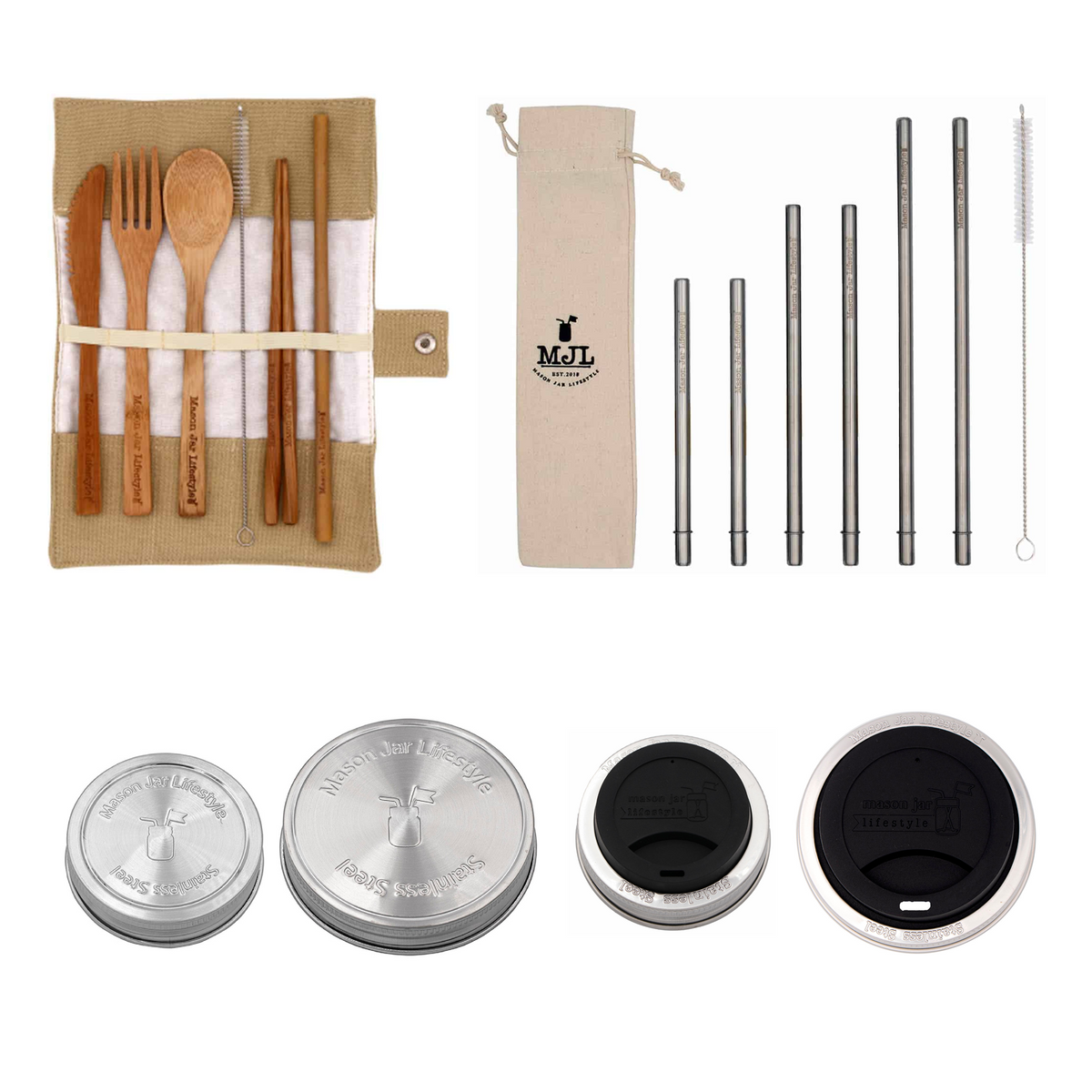 Zero Waste Starter Kit for Mason Jars