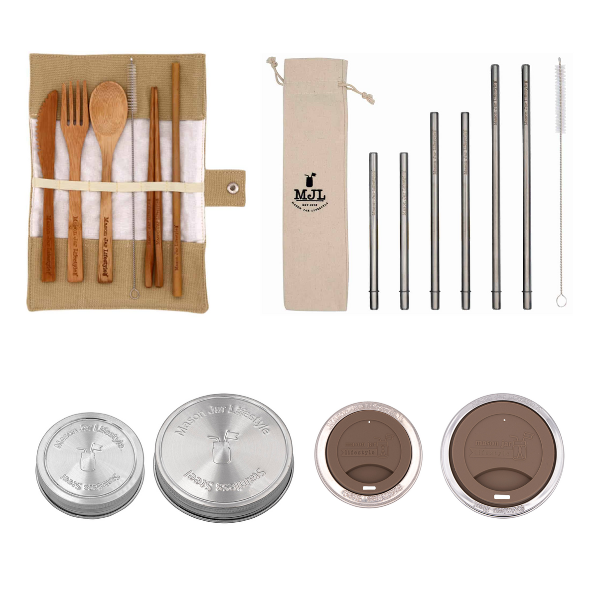 Zero Waste Starter Kit for Mason Jars