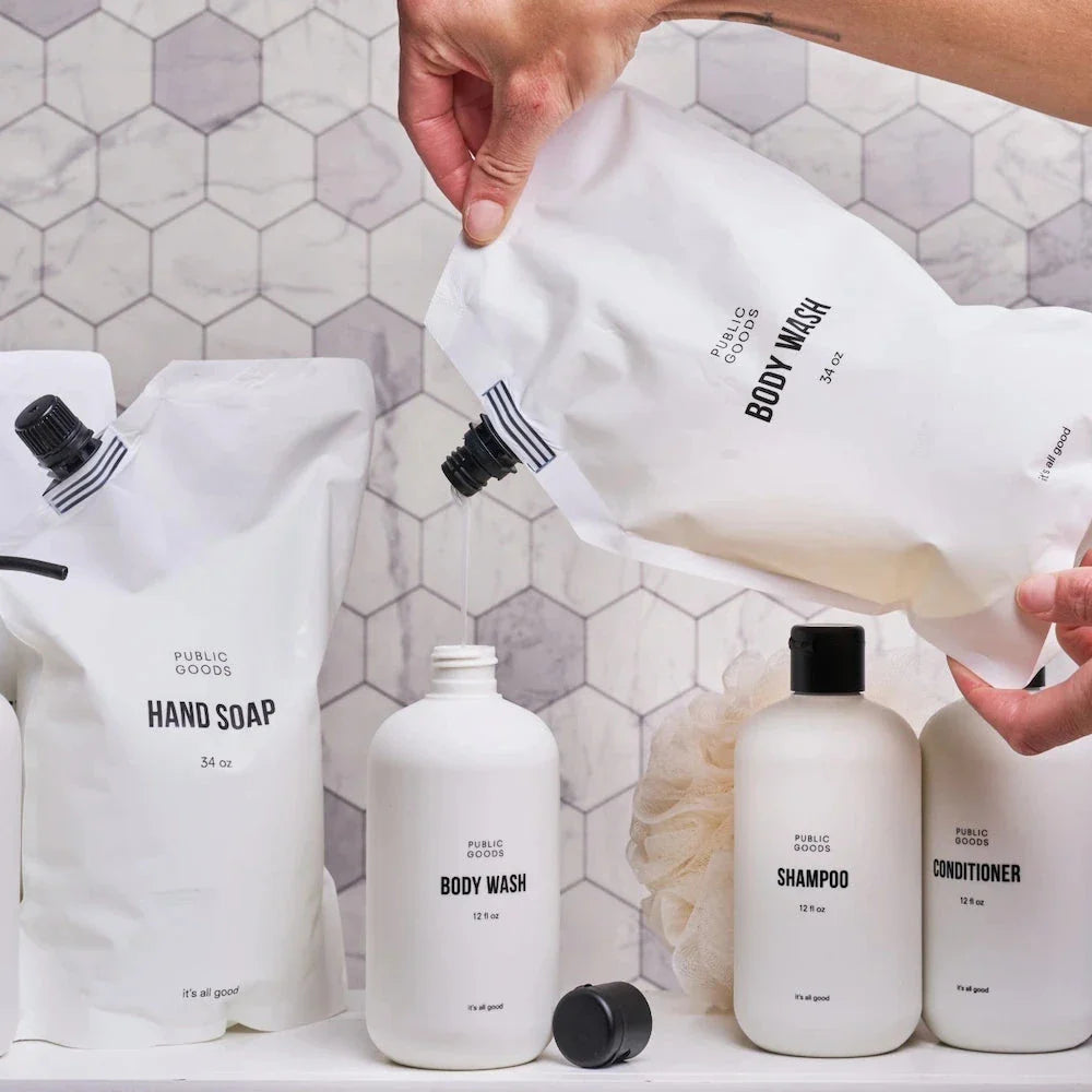 Public Goods Body Wash & Refill Set