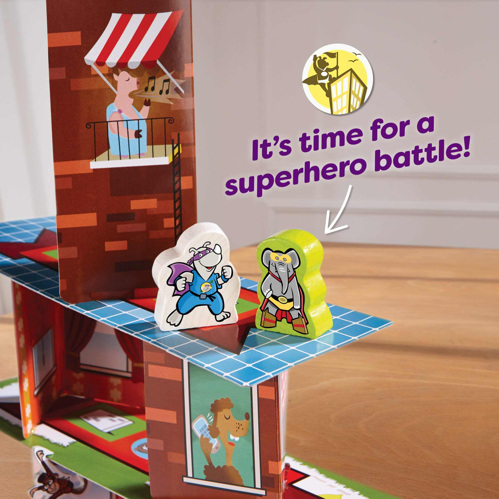 HABA Rhino Hero - Super Battle Stacking Game