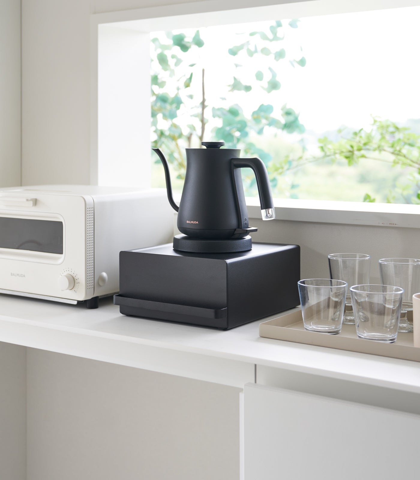 Yamazaki Home Countertop Rack with Drawer - Steel