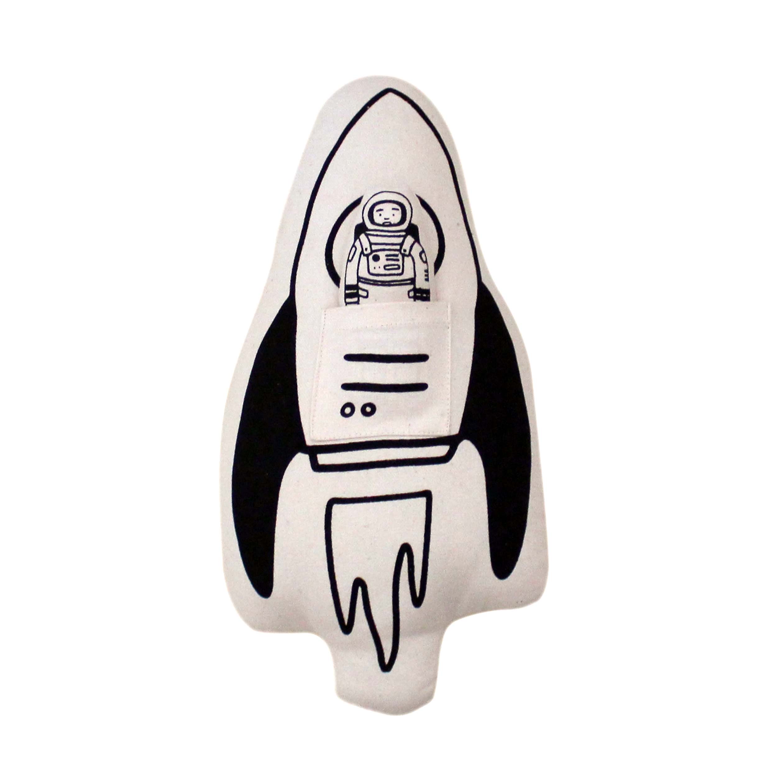 Imani Collective Rocket + astronaut pillow