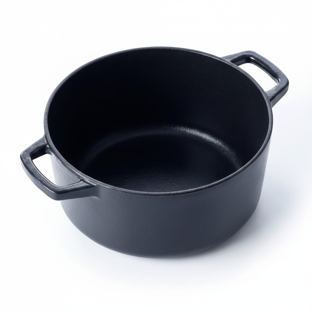 Alva Cookware Enameled Cast Iron Round Dutch Oven, 5-Qt
