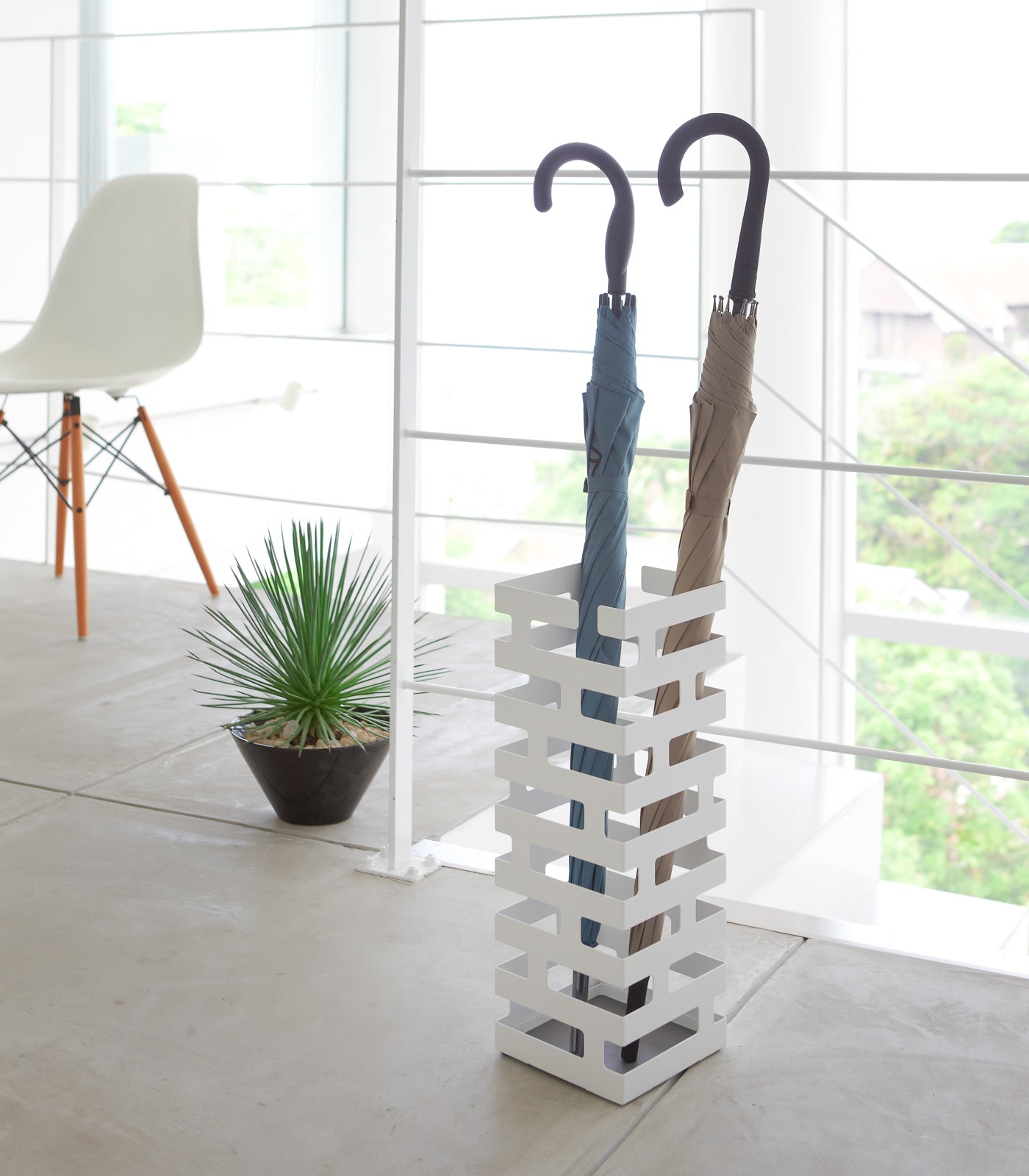 Yamazaki Home Umbrella Stand - Square - Steel