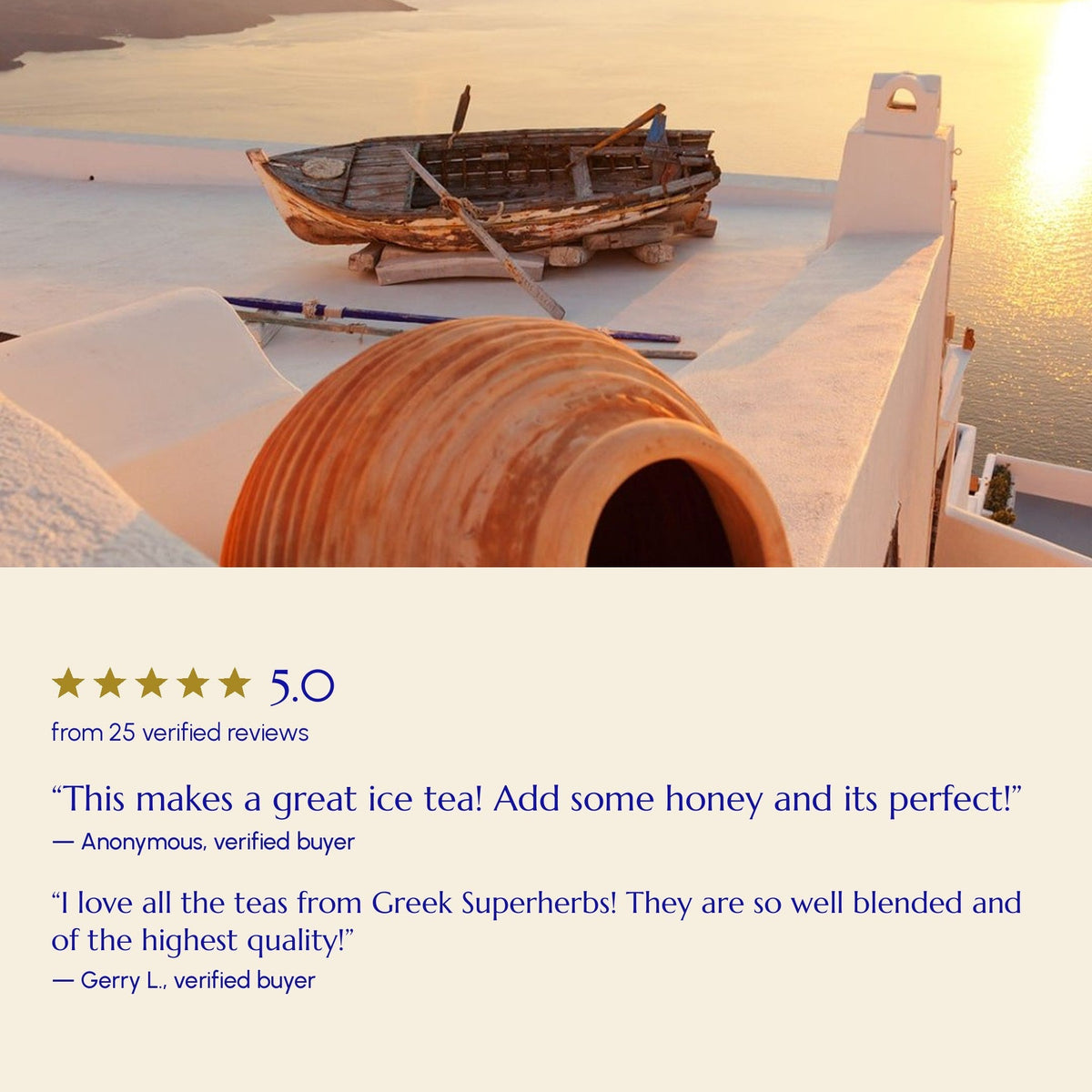 Greek Superherbs Santorini Tea