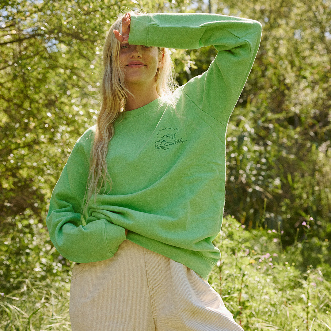 Conscious Step Protect Elephants Crew Sweatshirt