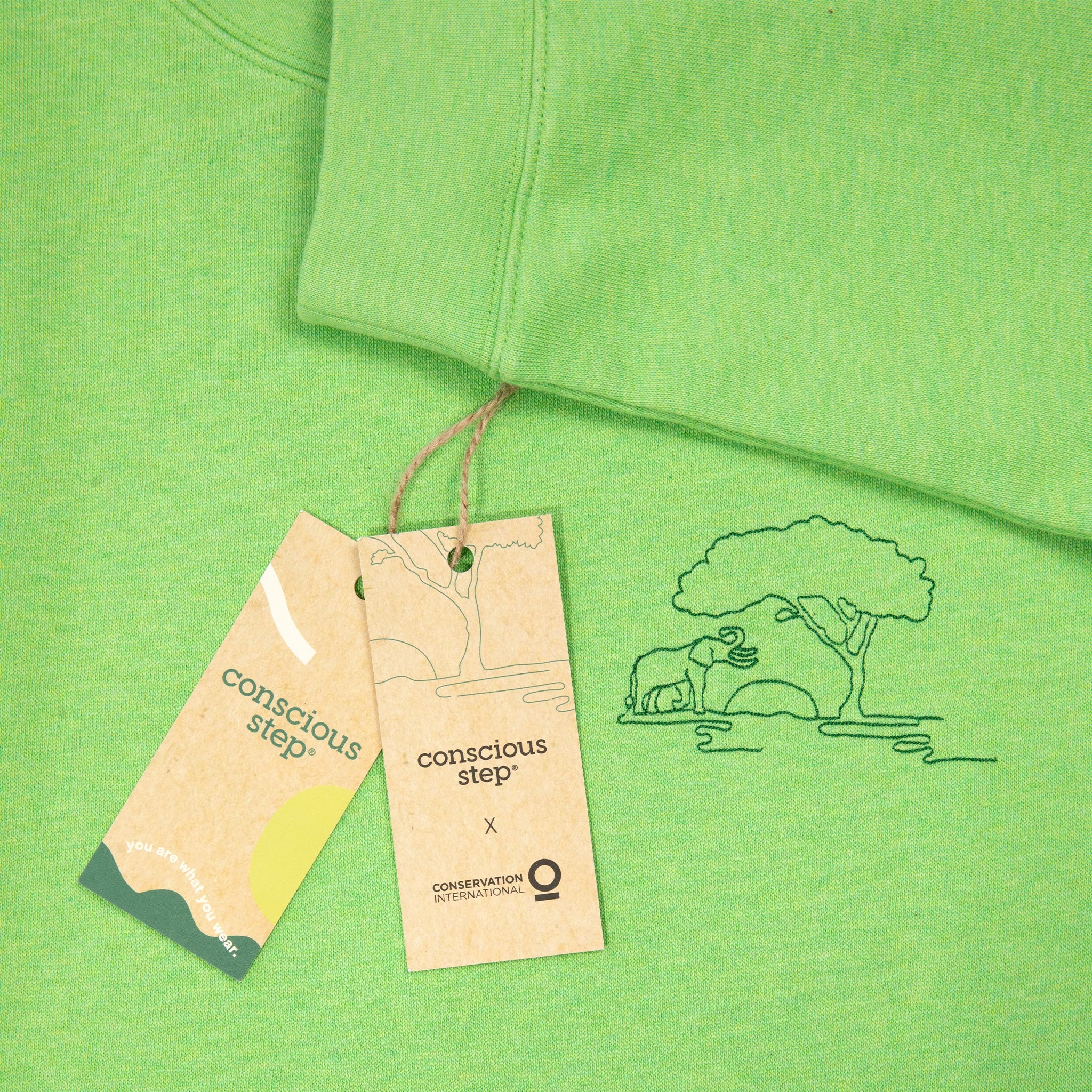 Conscious Step Protect Elephants Crew Sweatshirt
