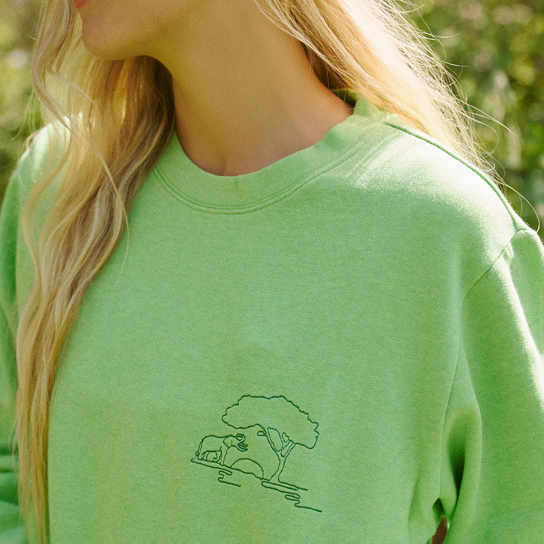 Conscious Step Protect Elephants Crew Sweatshirt