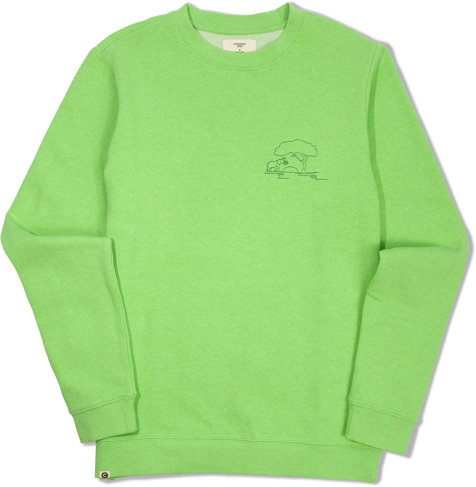 Conscious Step Protect Elephants Crew Sweatshirt