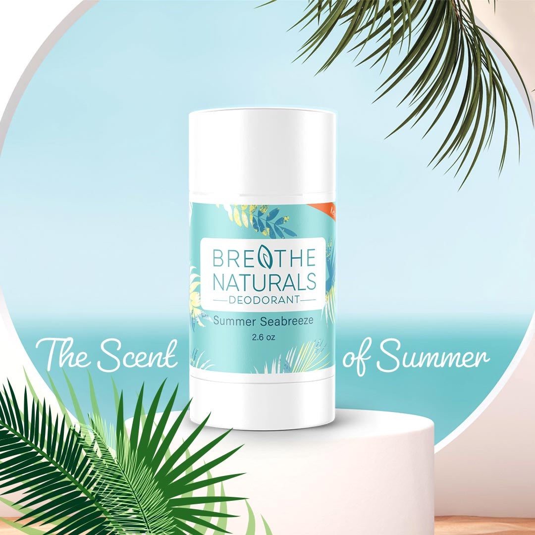 Breathe Naturals Deodorant Summer Seabreeze - 2 Pack