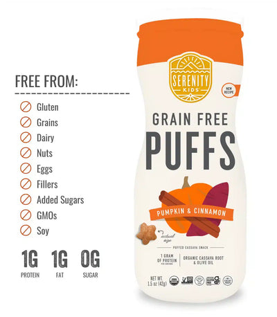 Serenity Kids Grain Free Puffs