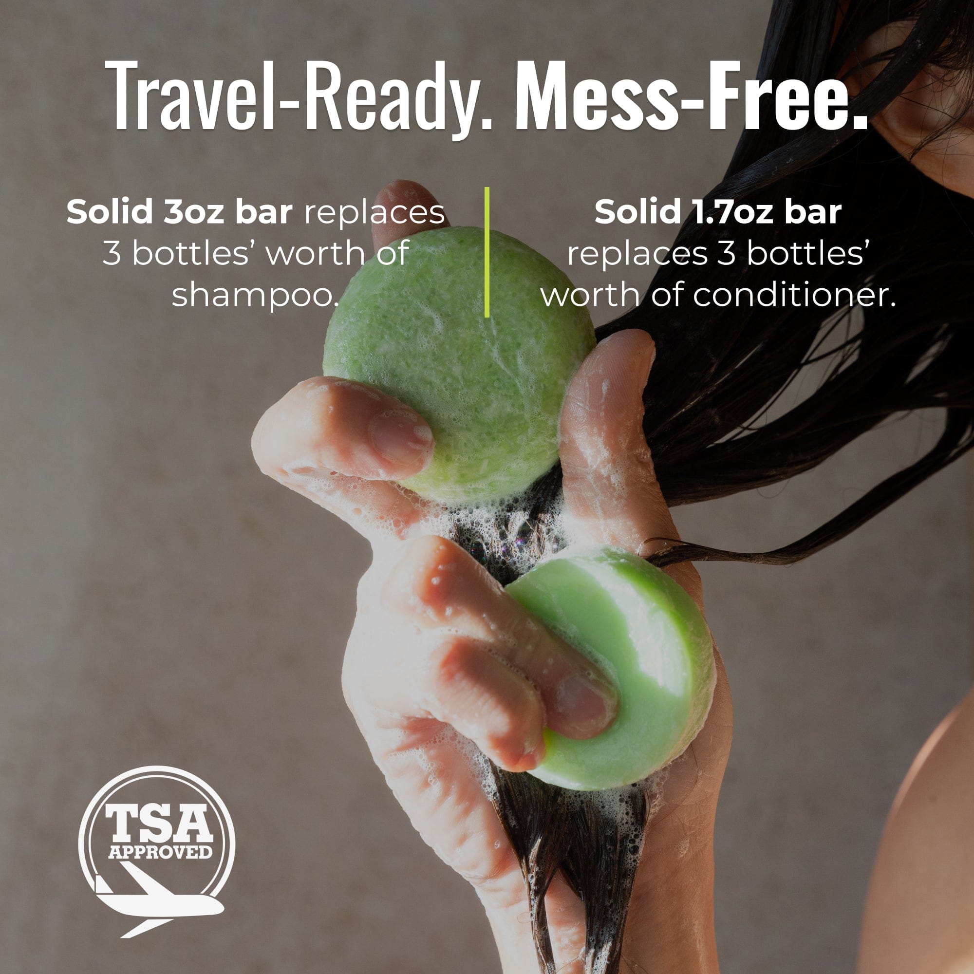 Zero Waste Store Shampoo & Conditioner Bar Duo