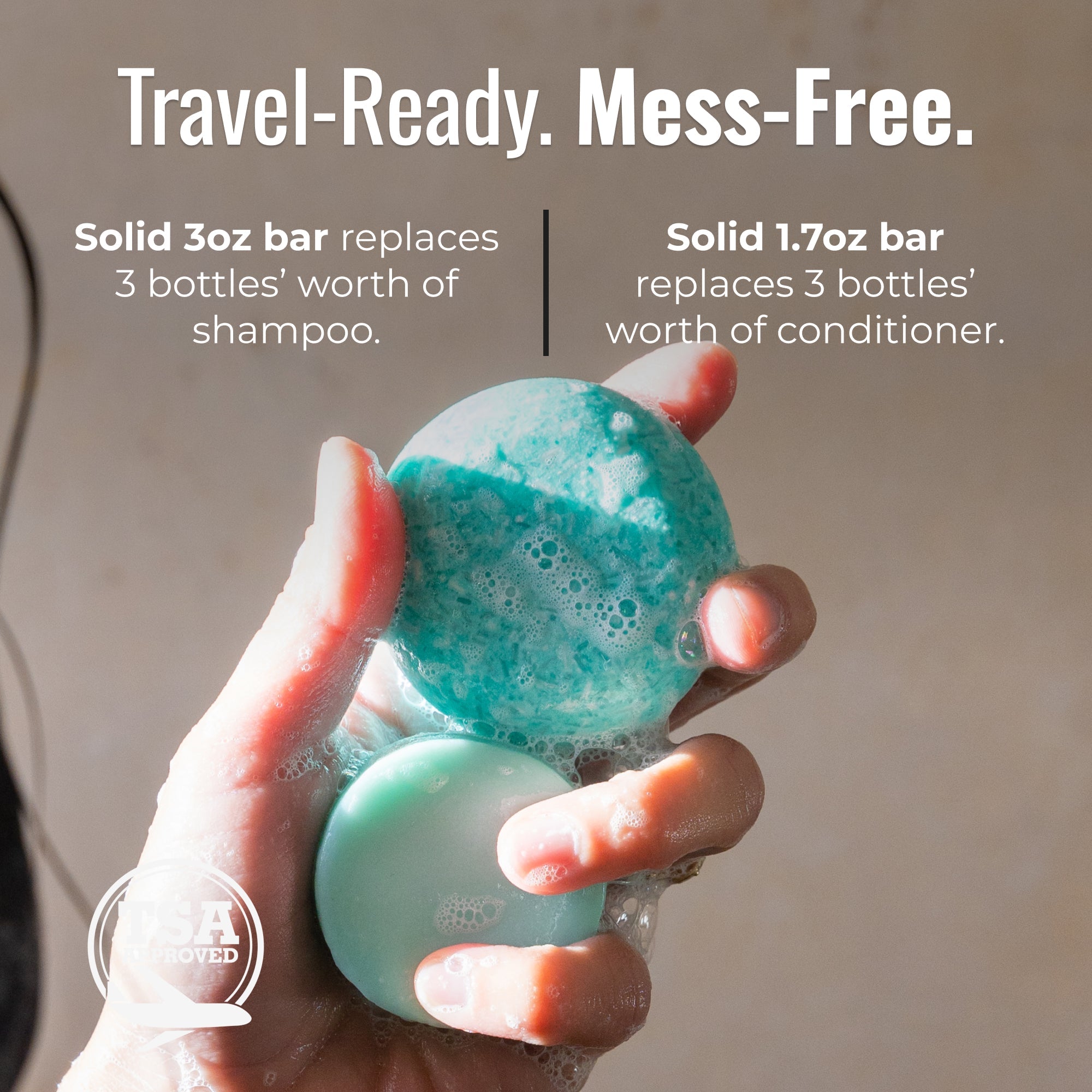 Zero Waste Store Shampoo & Conditioner Bar Duo