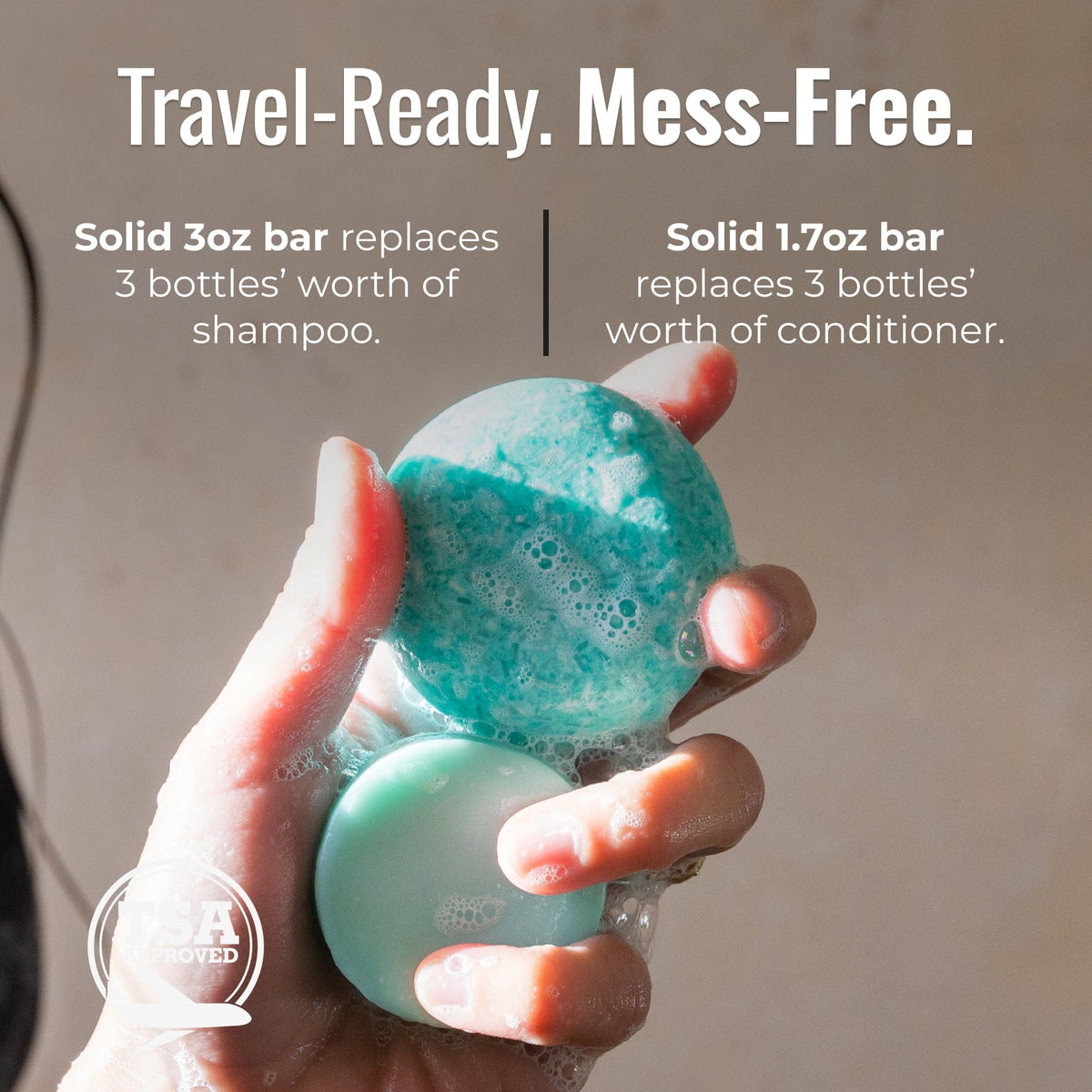 Zero Waste Store Shampoo & Conditioner Bar Duo