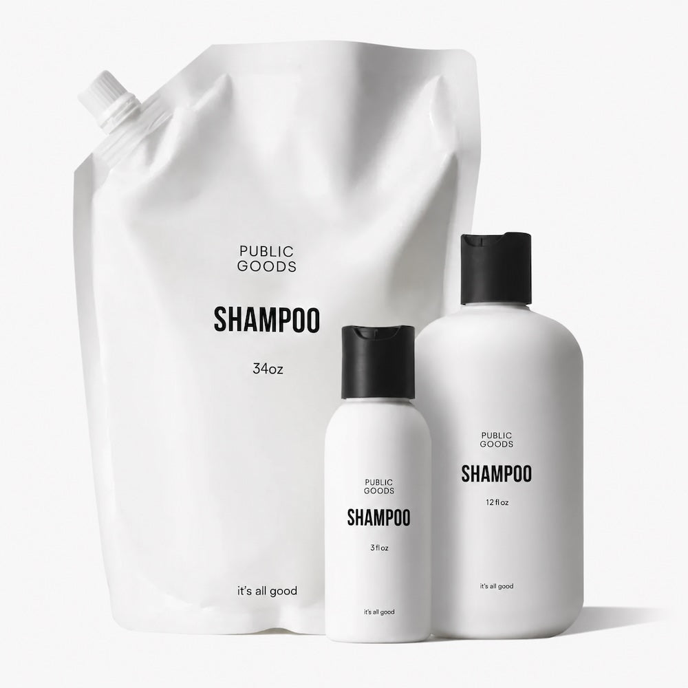 Public Goods Shampoo Travel & Home Set