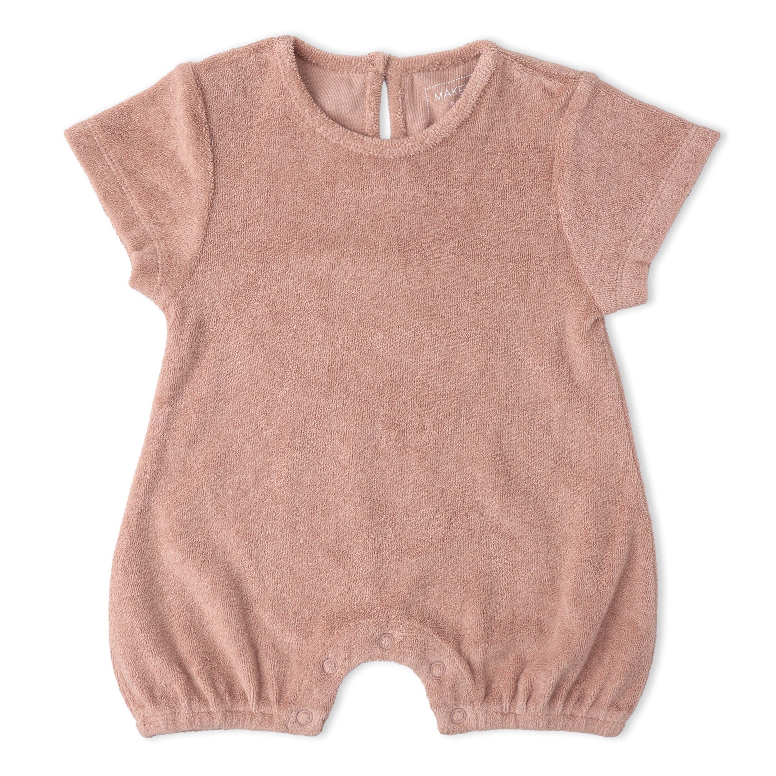 Makemake Organics - Organic Short Romper - Clay