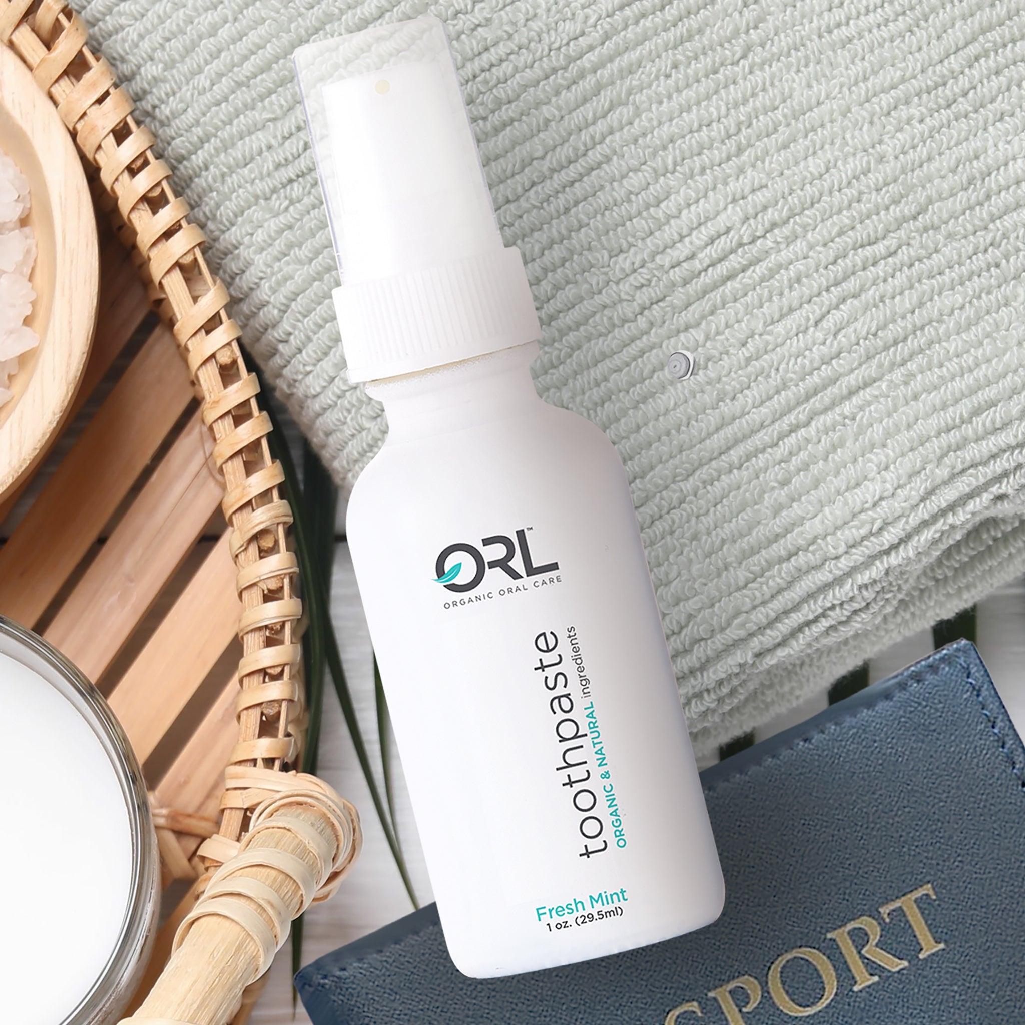 ORL Natural and Fluoride-free Travel Toothpaste (1 oz.)